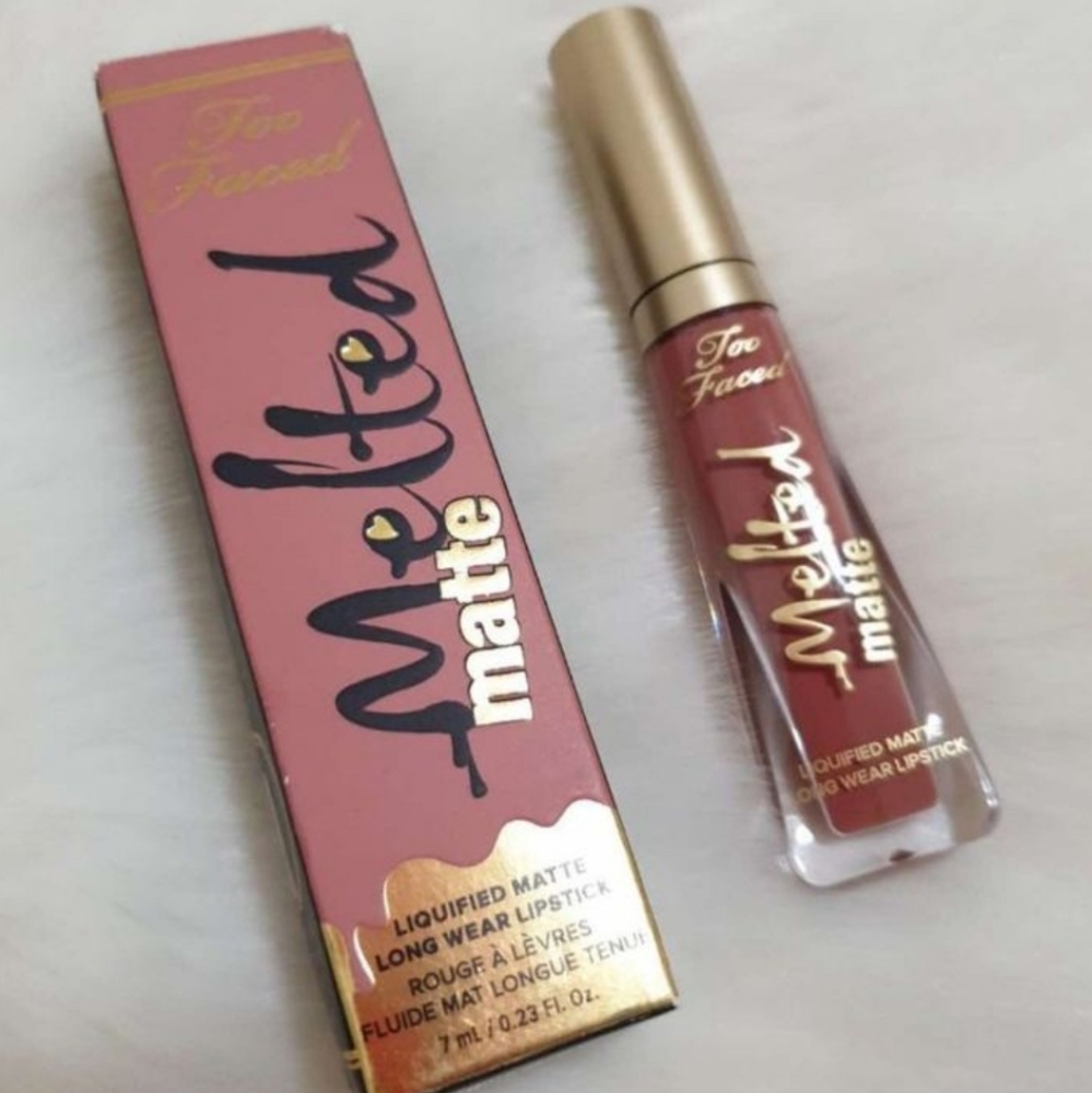 🌟HP🌟🧚‍🌟SOCIAL FATIGUE Too Faced DISCONTINUED Melted Liquid Lipstick NWT - Picture 3 of 5